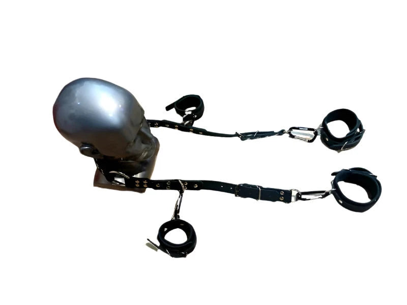 Bondage set you don't need to suspend or secure to anything.