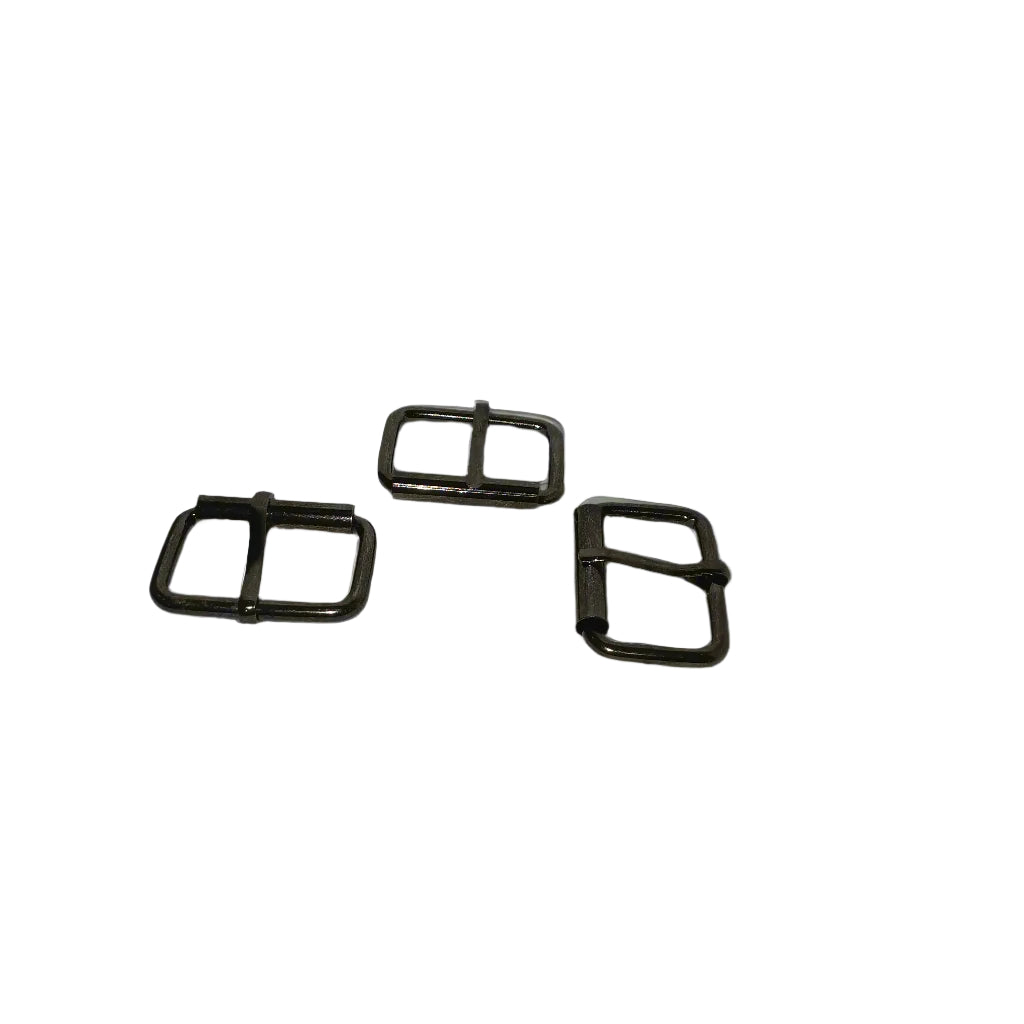 1 1/4" Smoke Black Roller Buckle