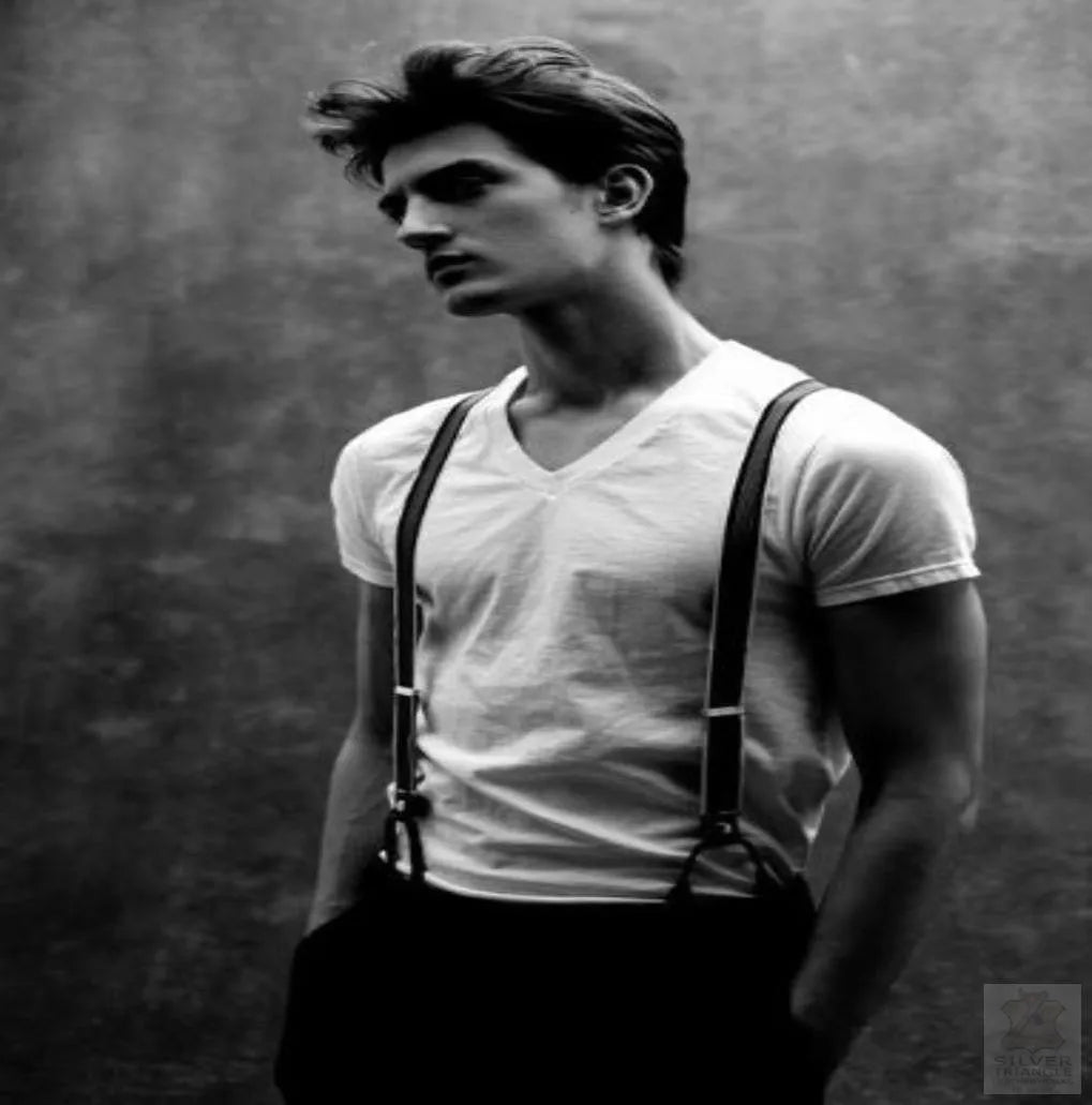 Bretelles en cuir (M)