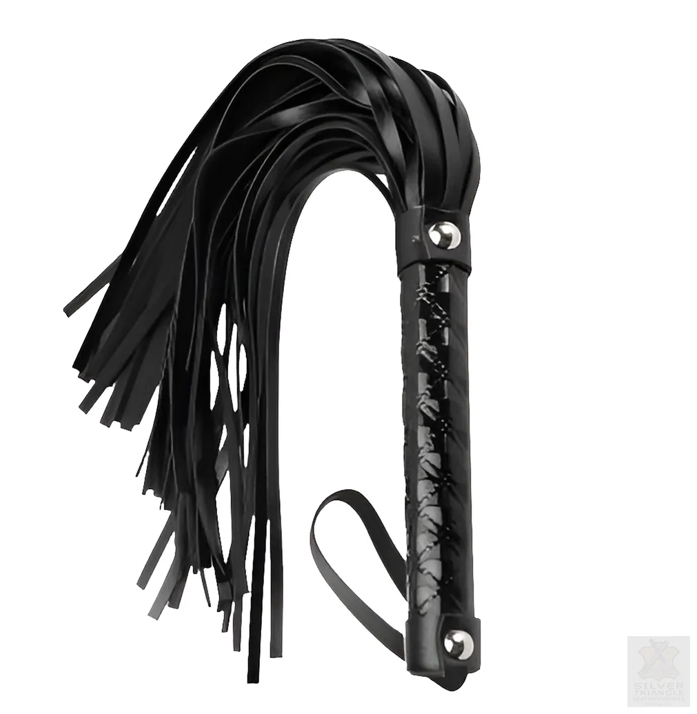 Faux Leather Riding Whip