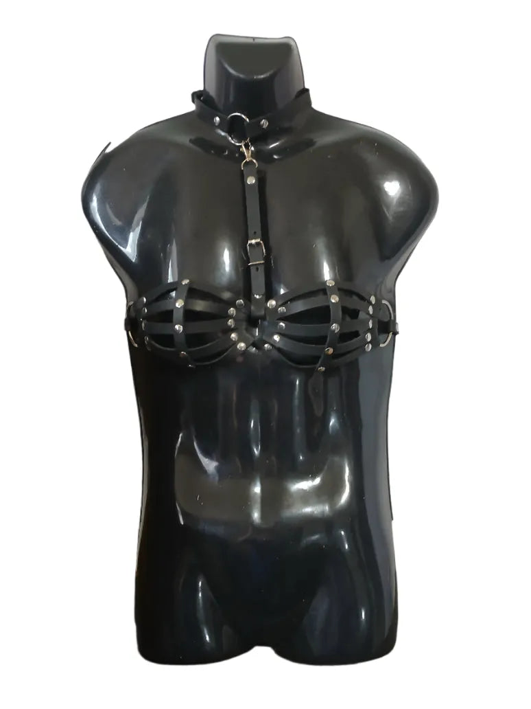"STLW" Adjustable Leather Punk Style Top