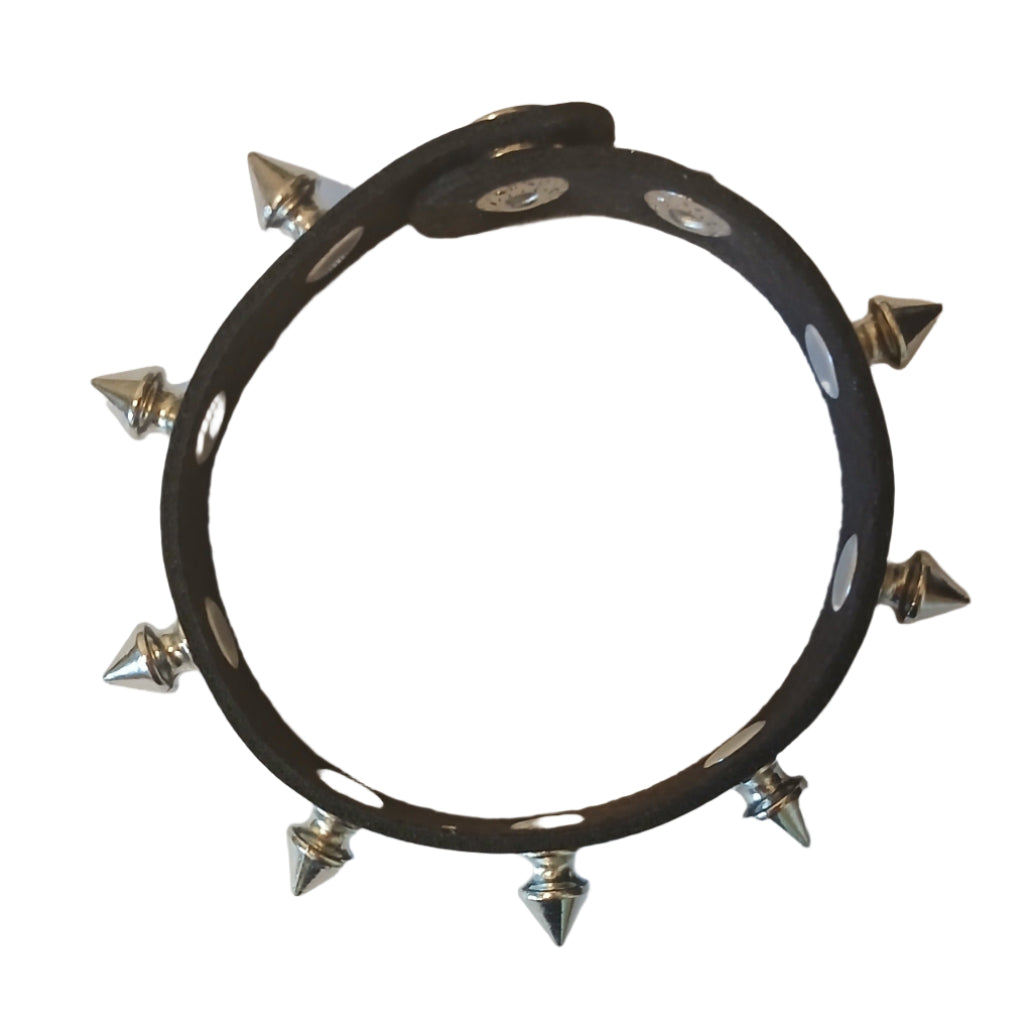 (IMP) Pyramid Spiked Faux Leather Wristband