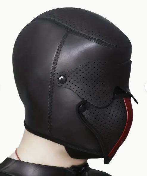 A picture of a person wearing a hood.