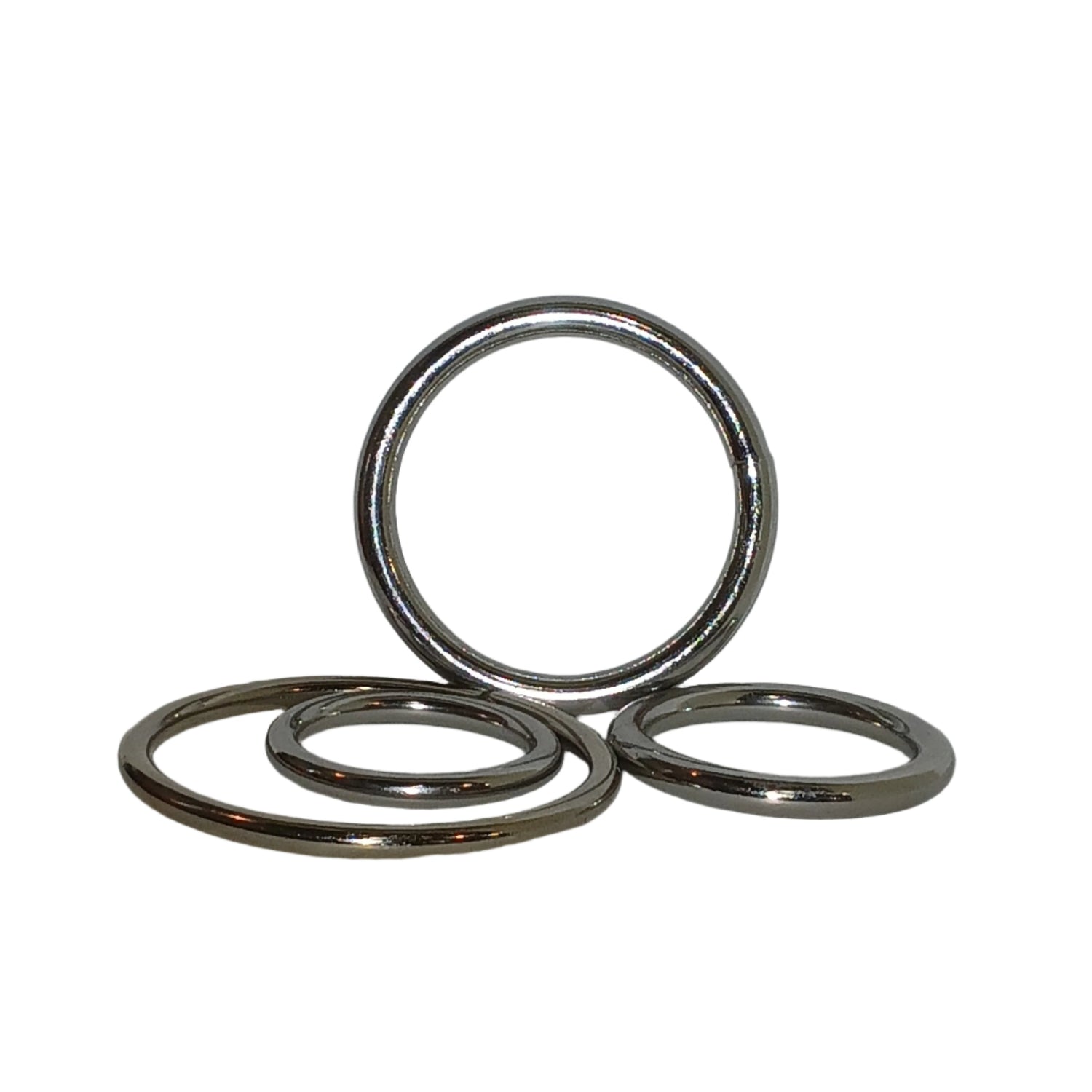 Picture of 4 different sized "O" rings.