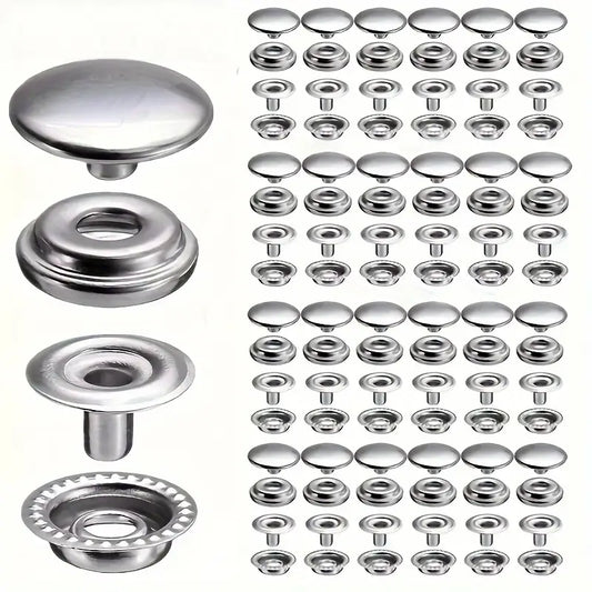 15mm Head x 6mm Post Snap Set (Pick your Color)