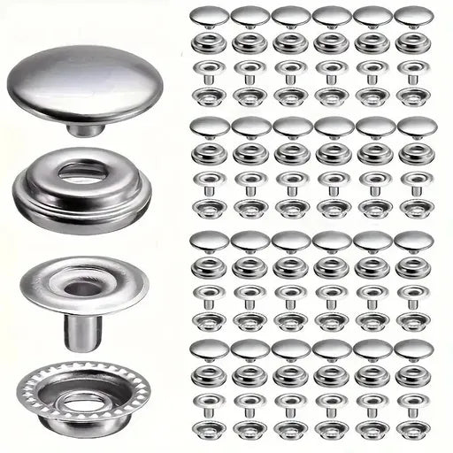 15mm Head x 6mm Post Snap Set (Pick your Color)
