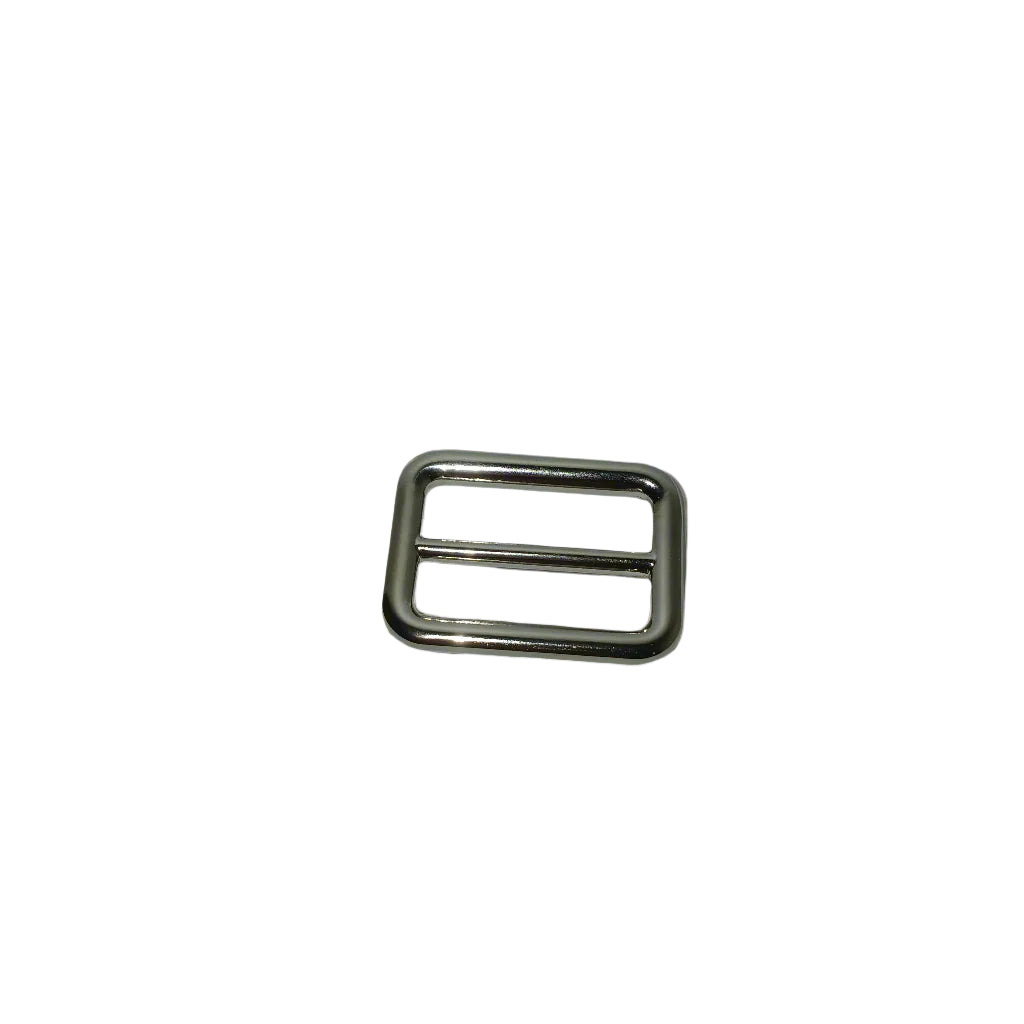 1" Nickel Double Strap Slide (ea)