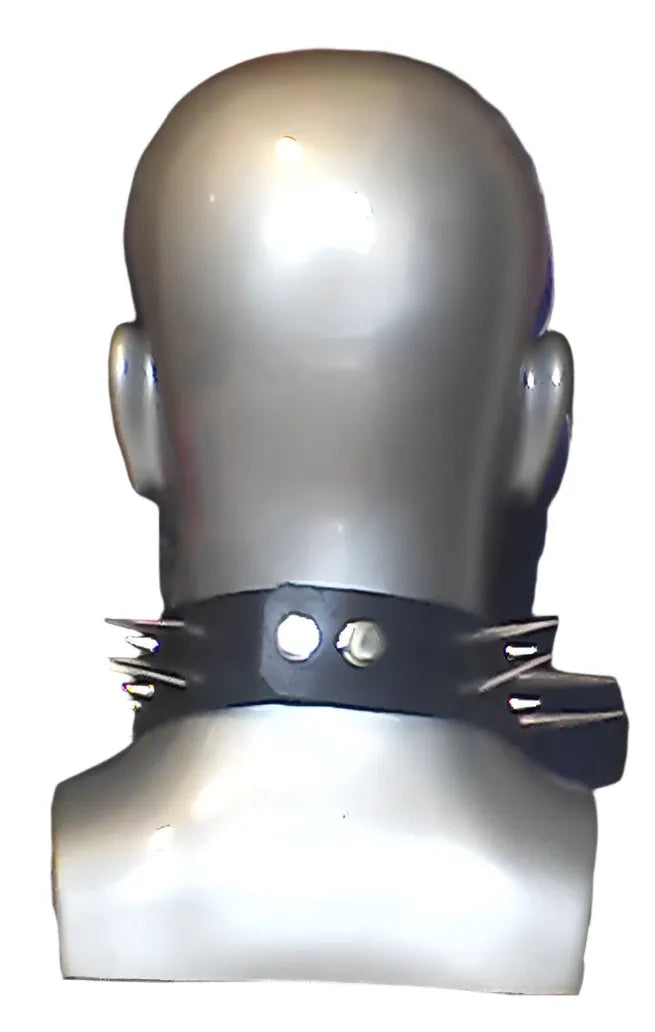 "STLW" 1 1/2" Leather Collar w/Studs