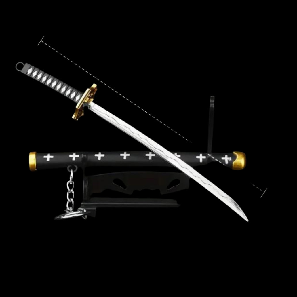 [IMP] 15cm Anime Inspired Sword - Black/White