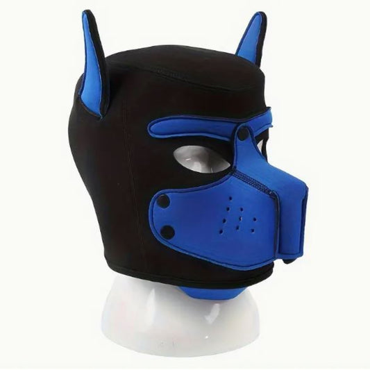[IMP] Funky Detachable Dog Head Mask - Blue