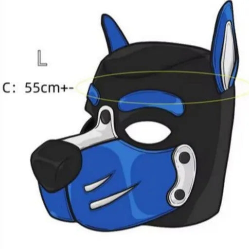 Furrjoi Polyester Unisex Full Face Dog Mask