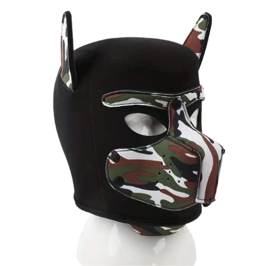 [IMP] Funky Detachable Dog Head Mask - Camo