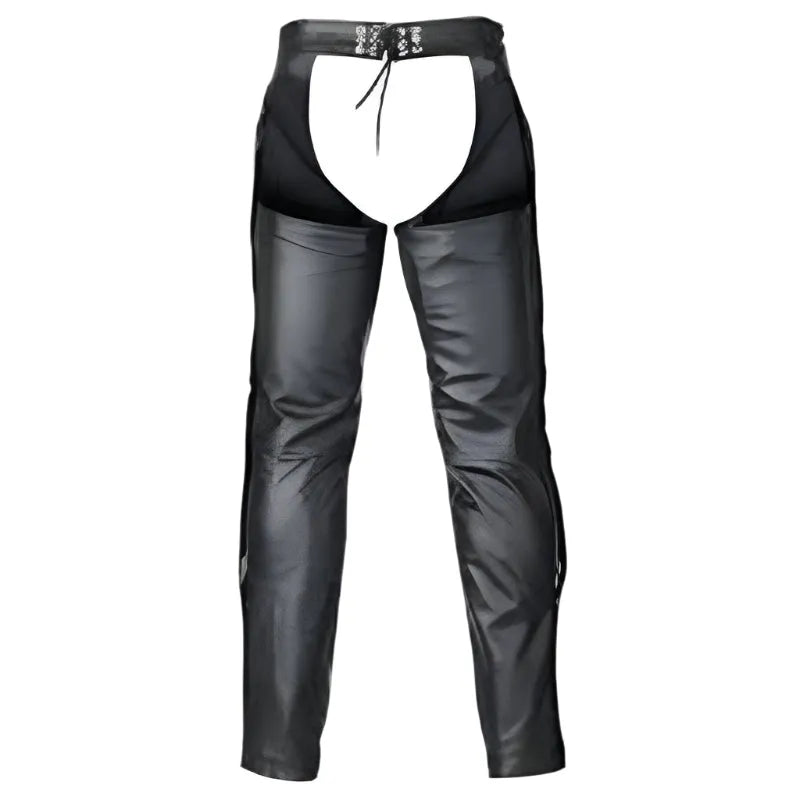 Lace Up Leather Chaps