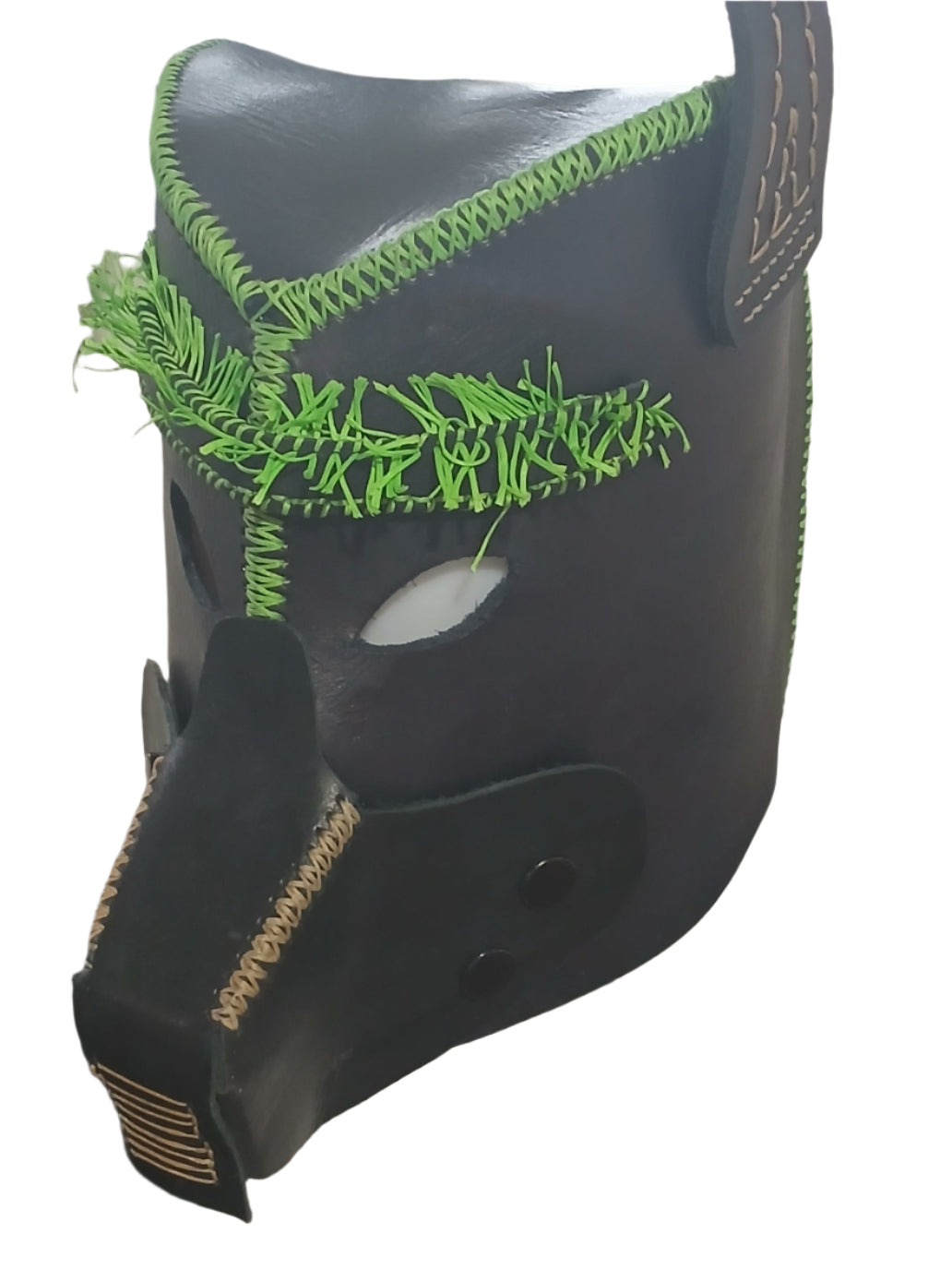 "STLW" Leather Custom Made Pup Mask