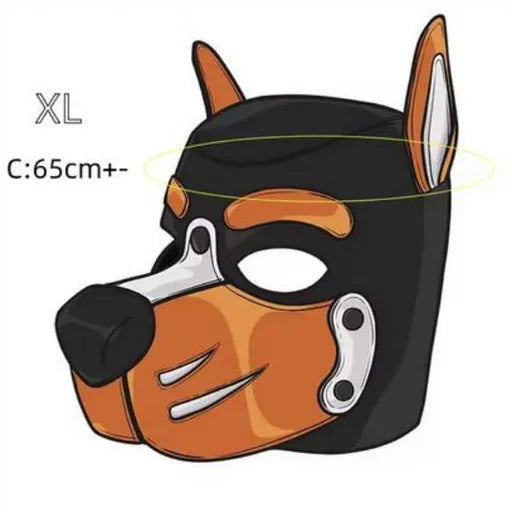 Furrjoi Polyester Unisex Full Face Dog Mask