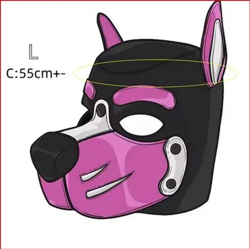 Furrjoi Polyester Unisex Full Face Dog Mask