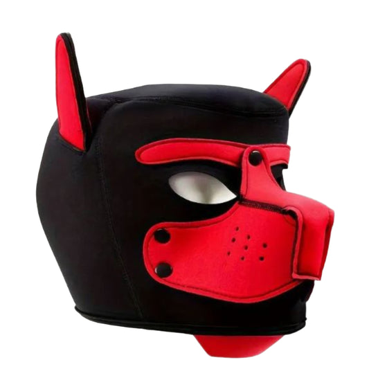 [IMP] Funky Detachable Dog Head Mask - Red
