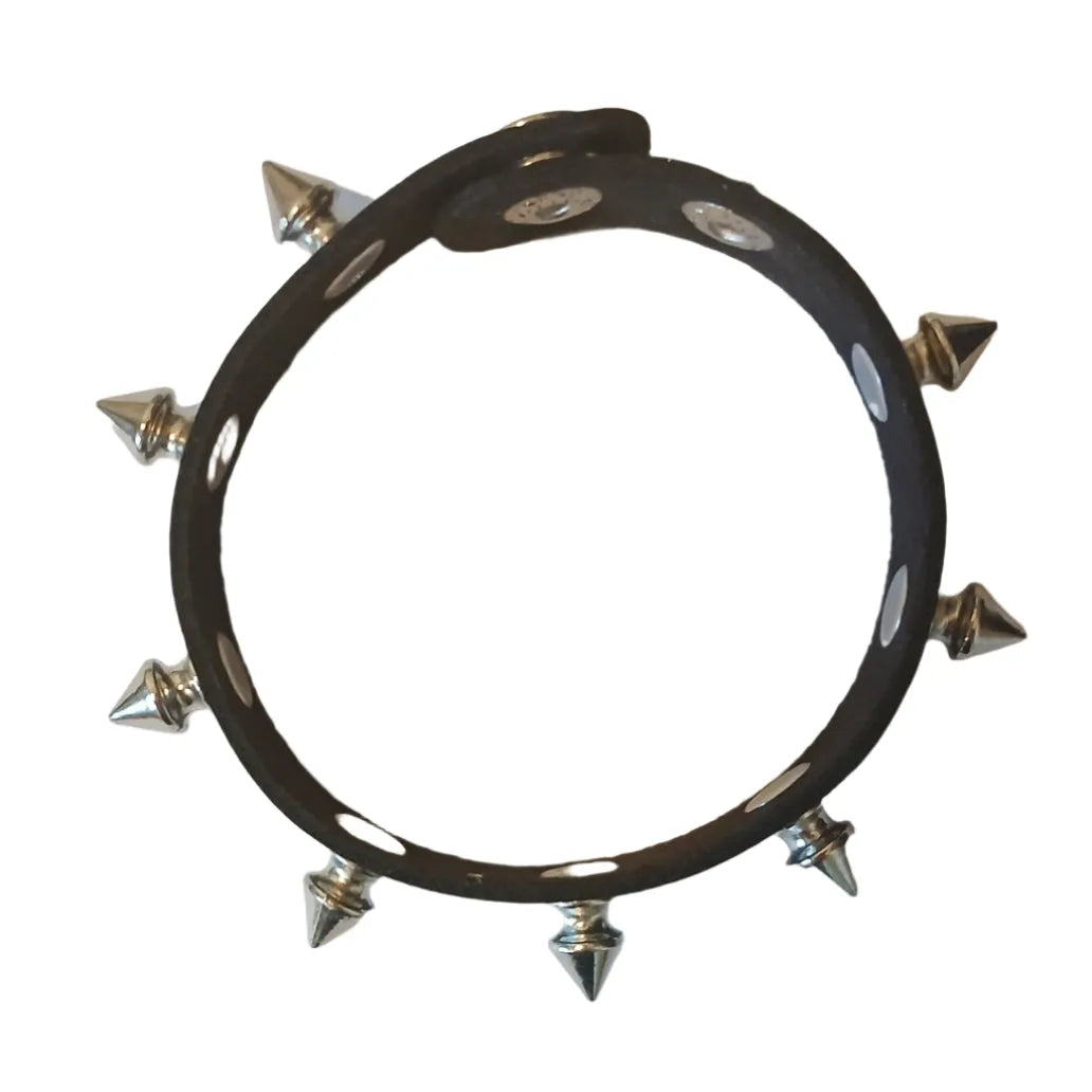 (IMP) Bracelet en similicuir à pointes