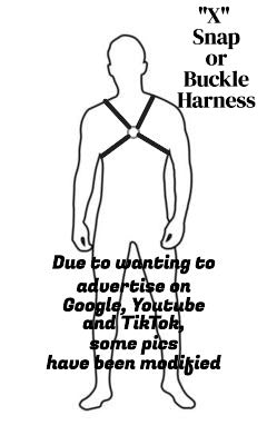 Harnais de corps unisexe à boucle